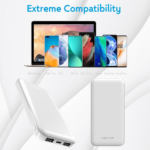 NEWTOP PB30 Power Bank 10000mAh - Ricarica Portatile e Duratura Bianco - immagine 2