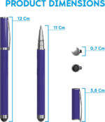 Penna Touch Screen 2 in 1 GD09: Scrivi e Disegna con Precisione Blu - immagine 2