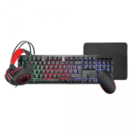 Set Gaming: Tastiera LED, Mouse, Cuffie e Tappetino