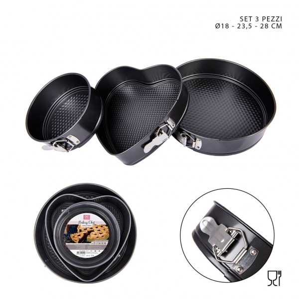 Set-Tortiere-18-23-5-28-Cm-Apribili-per-Dolci-Perfetti-Bakery-Ch-big-7105-968.jpg Set Tortiere 18-23.5-28 Cm Apribili per Dolci Perfetti Bakery Chef Esclusivo - immagine 1