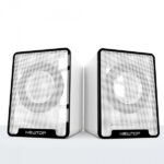 Speaker Casse PCS01 per PC MP3 Player Notebook Smartphone DVD e TV Bianco