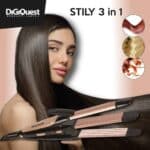 Stily Piastra Capelli 3 in 1 Ceramica Liscio Frisè Ondulato 180°C 55W Digiquest - immagine 5
