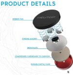 Supporto Magnetico Newtop ST20 Universale per Smartphone da Auto Rosso - immagine 2