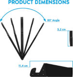 Supporto Nero Ripiegabile per Smartphone e Tablet - immagine 2