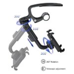 Supporto Per Telefono Cellulare Multifunzionale Per Auto Rotazione 360° Hd1667 - immagine 2