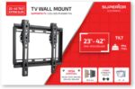 Supporto TV Fisso Tilt Extra Slim - Compatibile LCD/LED/PLASMA - immagine 2