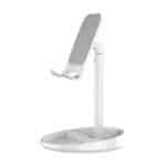 Supporto da tavolo Rovi antiscivolo e antigraffio per tablet e smartphone Bianco