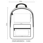 Zaino 600D Un Compagno Stylish e Funzionale Arancione - immagine 2