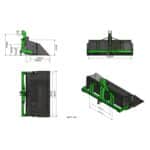 Pala idraulica Balty 140 cm - immagine 2