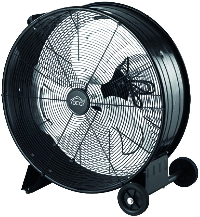 1001247.jpg Dcg VENTILATORE INDUSTRIALE DA TERRA 240 W Ø cm. 66 - immagine 1