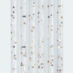 TENDA IN PVC GLITTER LUXOR cm. 125x230 col. Oro