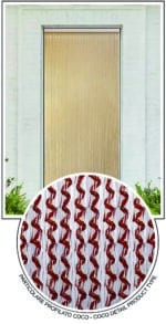 TENDA IN PVC COCO cm. 125x230 col. Cristallo/Grigio - immagine 2