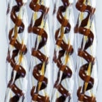 TENDA IN PVC COCO cm. 125x230 col. Cristallo/Marrone