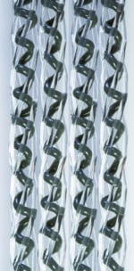 TENDA IN PVC COCO cm. 125x230 col. Cristallo/Grigio