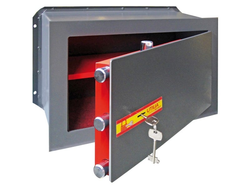 101132.jpg Utilia Security CASSAFORTE DA MURO Chiusura con chiave mm. 490x195x320 h - immagine 1