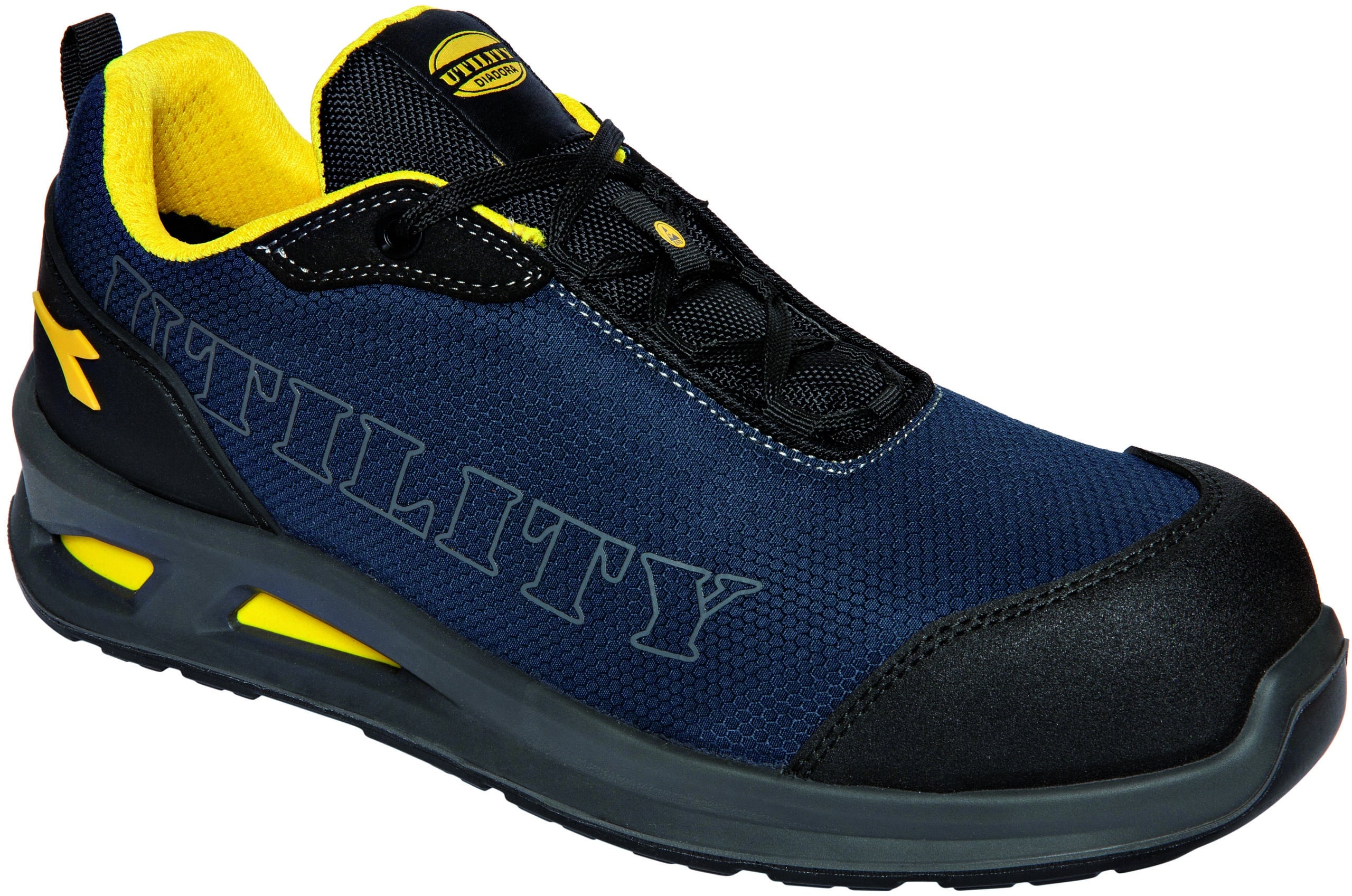 1101082.jpg Diadora SCARPE ANTINFORTUNISTICA BASSE S1PL FO SR ESD SMART SOFTBOX LOW Col.Blu Mis.41 - immagine 1