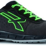 U-Power SCARPE ANTINFORTUNISTICA BASSE S1PS FO SR REDSMART TAYLOR  s ESD col.grigio/verde Mis.44