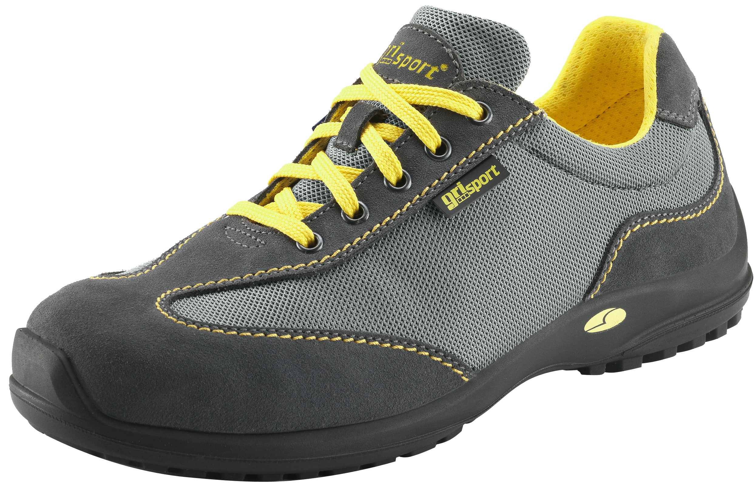 1101320.jpg Grisport SCARPE ANTINFORTUNISTICA BASSE S1P SRC CAPRI SCAMOSCIATE Col. Grigio Mis. 42 - immagine 1