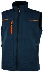 U-Power GILET SATURN Col. Blu/Arancio Mis. L