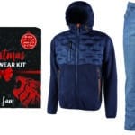 U-Power CHRISTMAS WORKWEAR KIT SPOCK DEEP BLU + JAM DENIM  Mis. XXL