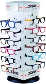Zippo ASSORTIMENTO OCCHIALI DA VISTA 24 PAIA + ESPOSITORE  31Z-PD-24H