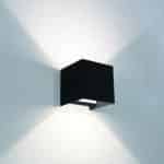 Century APPLIQUE BIDIREZIONALE QUADRATO A LED UP&DOWN+ 20 W-800 lm-3.000K/4.000K/6500K Col. Nero