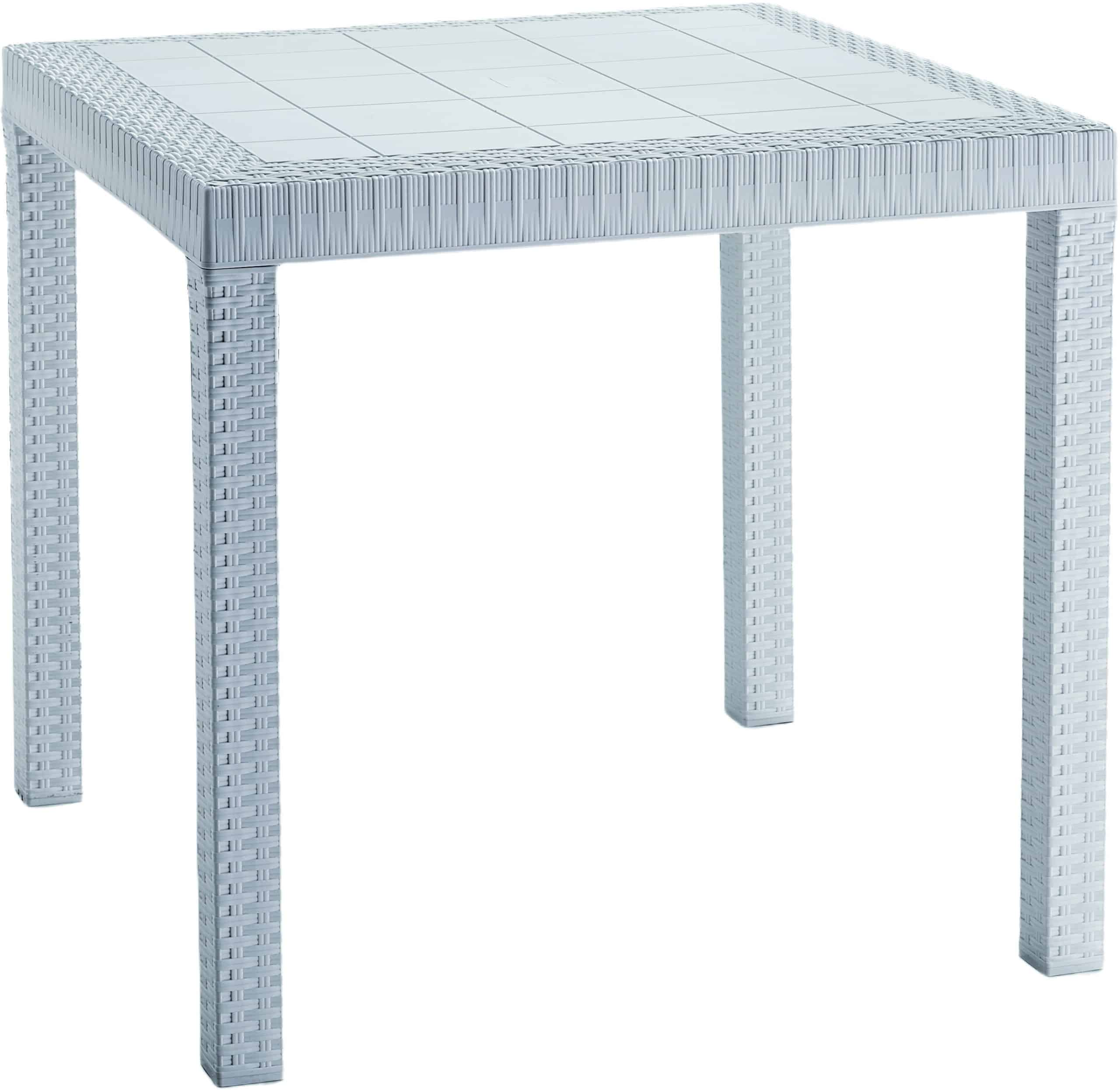 1307157.jpg TAVOLO DALLAS cm. 80x80x74 h col. Bianco - immagine 1