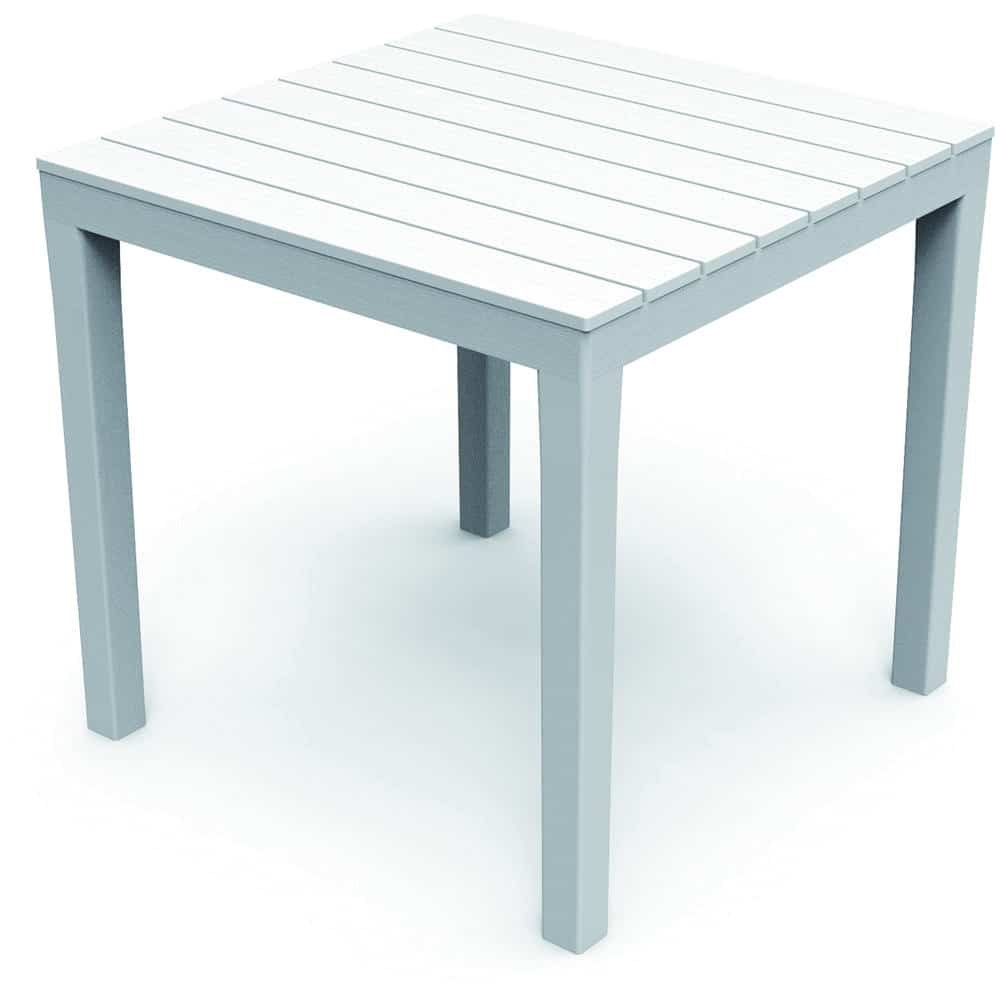 1307158.jpg TAVOLO BALI cm. 78x78x72 h col. Bianco - immagine 1