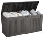 Keter BAULE PORTA ATTREZZI DA GIARDINO COMFY cm. 116,7x44,7x57 h col. Grafite