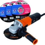 Abra Beta KIT 300 DISCHI INOX /FERRO mm 115x1 + SMERIGLIATRICE ANGOLARE 115 mm. 750 W