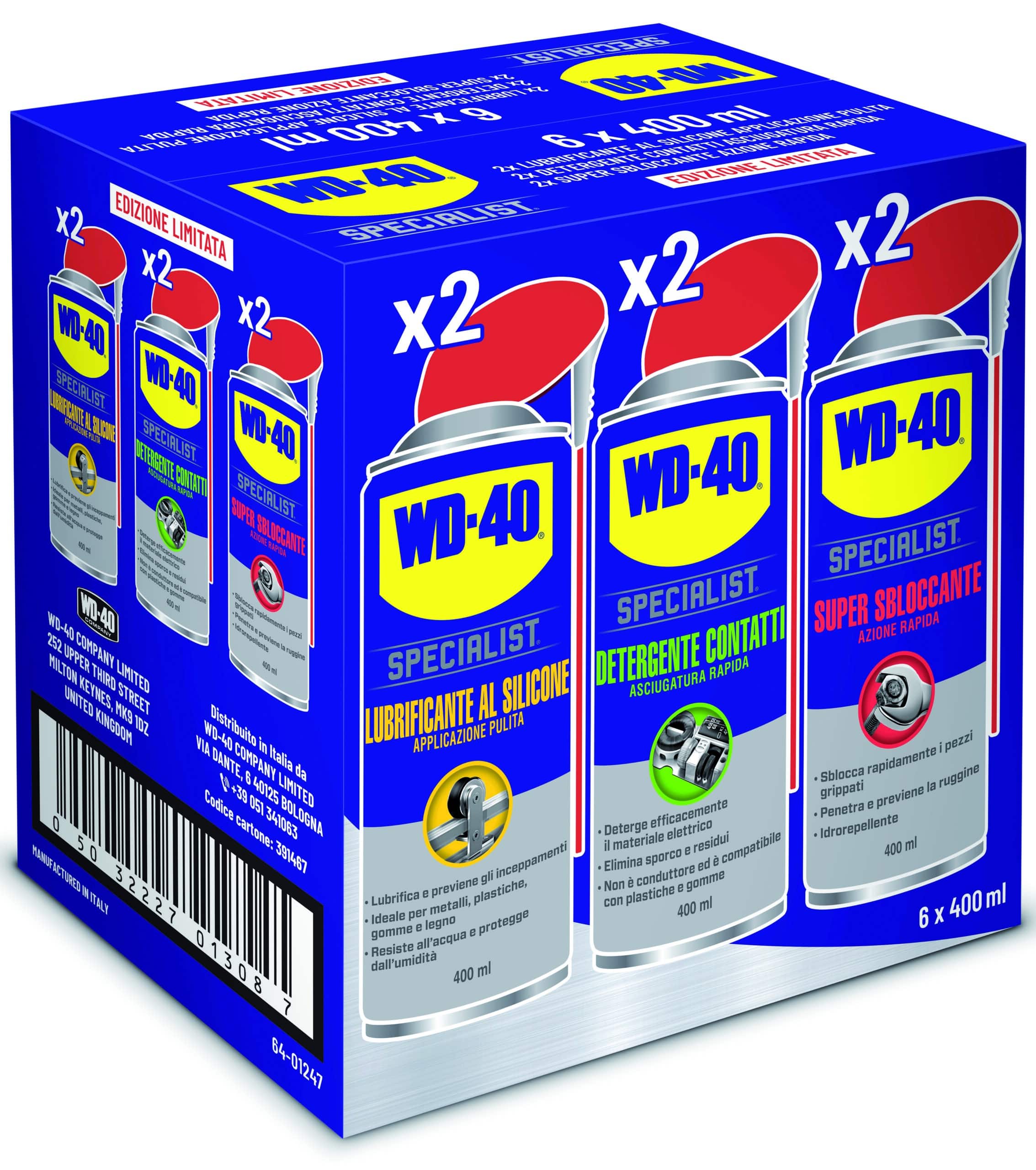 405414.jpg SPRAY WD-40 MIXED SPECIALIST ML.400 PZ.6 - immagine 1