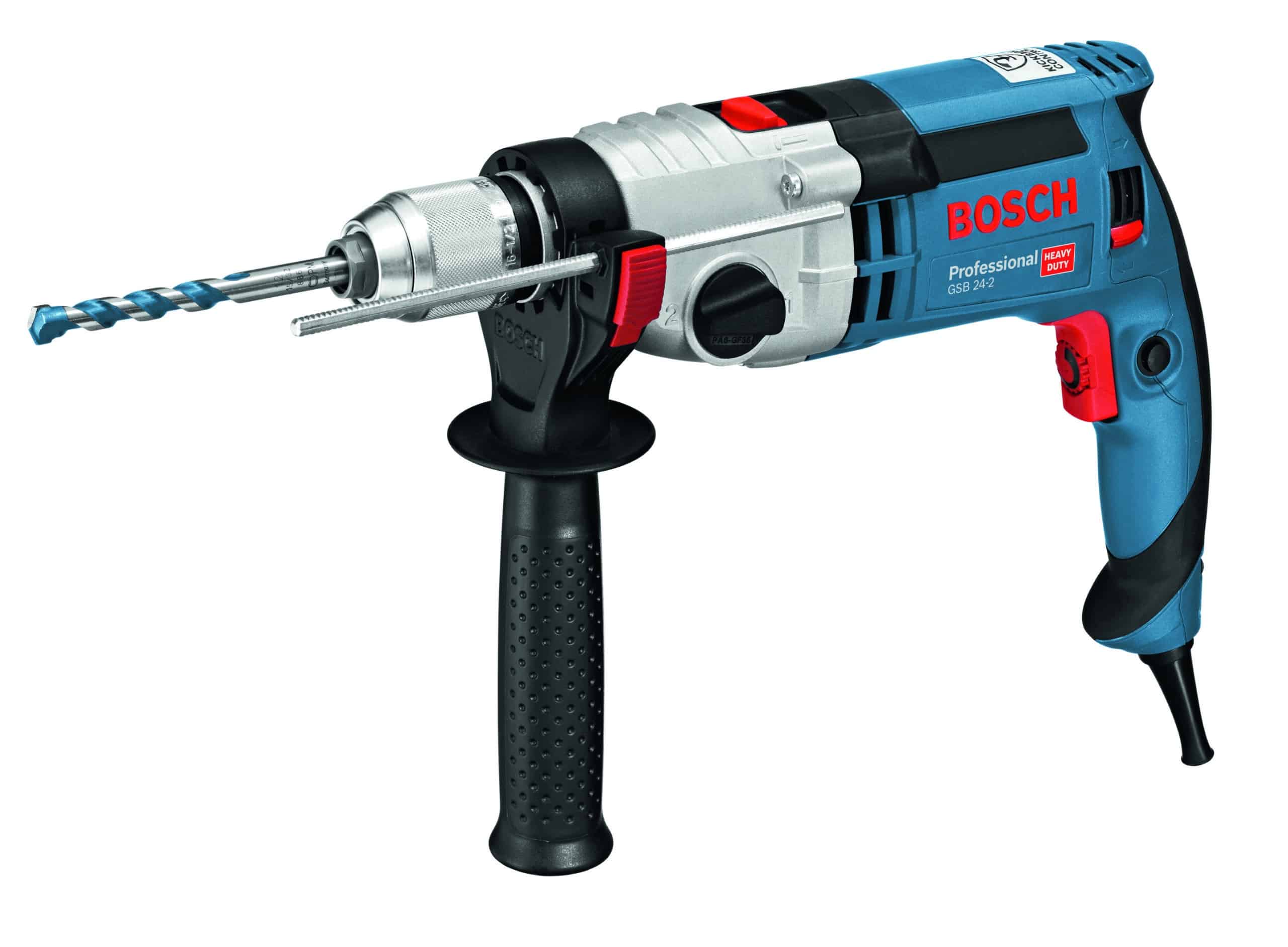 601249.jpg Bosch TRAPANO BATTENTE GSB 24-2 1100 W - immagine 1
