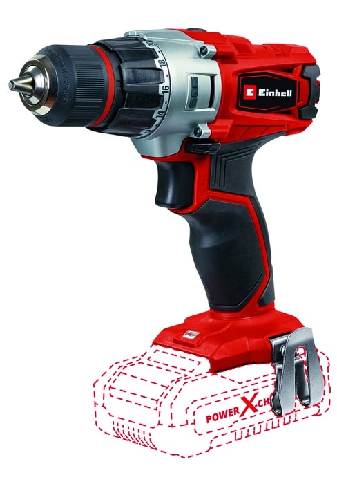 601417.jpg Einhell TRAPANO AVVITATORE A BATTERIA EXPERT TE-CD 18/2 LI -SOLO - immagine 1