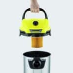 Karcher BIDONE ASPIRA SOLIDI-LIQUIDI WD 3 S V-19/4/20 CORPO ACCIAIO INOX 1.000 W lt. 19 - immagine 2