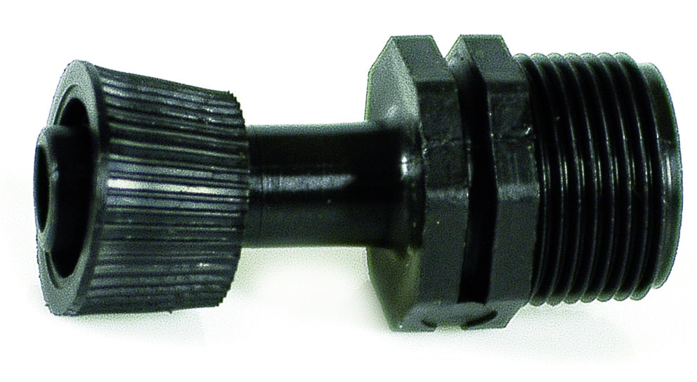 828606.jpg RACCORDO FILETTATO MASCHIO PER ALA GOCCIOLANTE mm. 16x1/2 - immagine 1