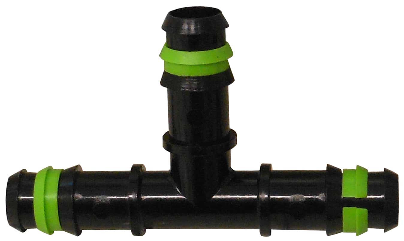 828616.jpg RACCORDO A TEE GIUNZIONE PER TUBO ALA CON ANELLI mm. 16x16x16 - immagine 1