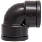 RACCORDO FILETTATO A GOMITO PER TUBO IN POLIETILENE FEMMINA  mis. 3/4x3/4