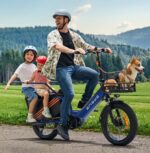 ENGWE Poggiapiedi Posteriore Pieghevole per Bici Elettrica Cargo LE20 - immagine 3