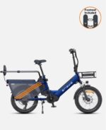 Kit Accessori Passeggero per LE20 Engwe – Schienale Recintato + Poggiapiedi Pieghevoli + Cestino Anteriore - immagine 2