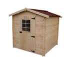 Casetta da Giardino Alpina 2020 in Legno Massello non Trattato - cm 195X195cm - ITALFROM 430