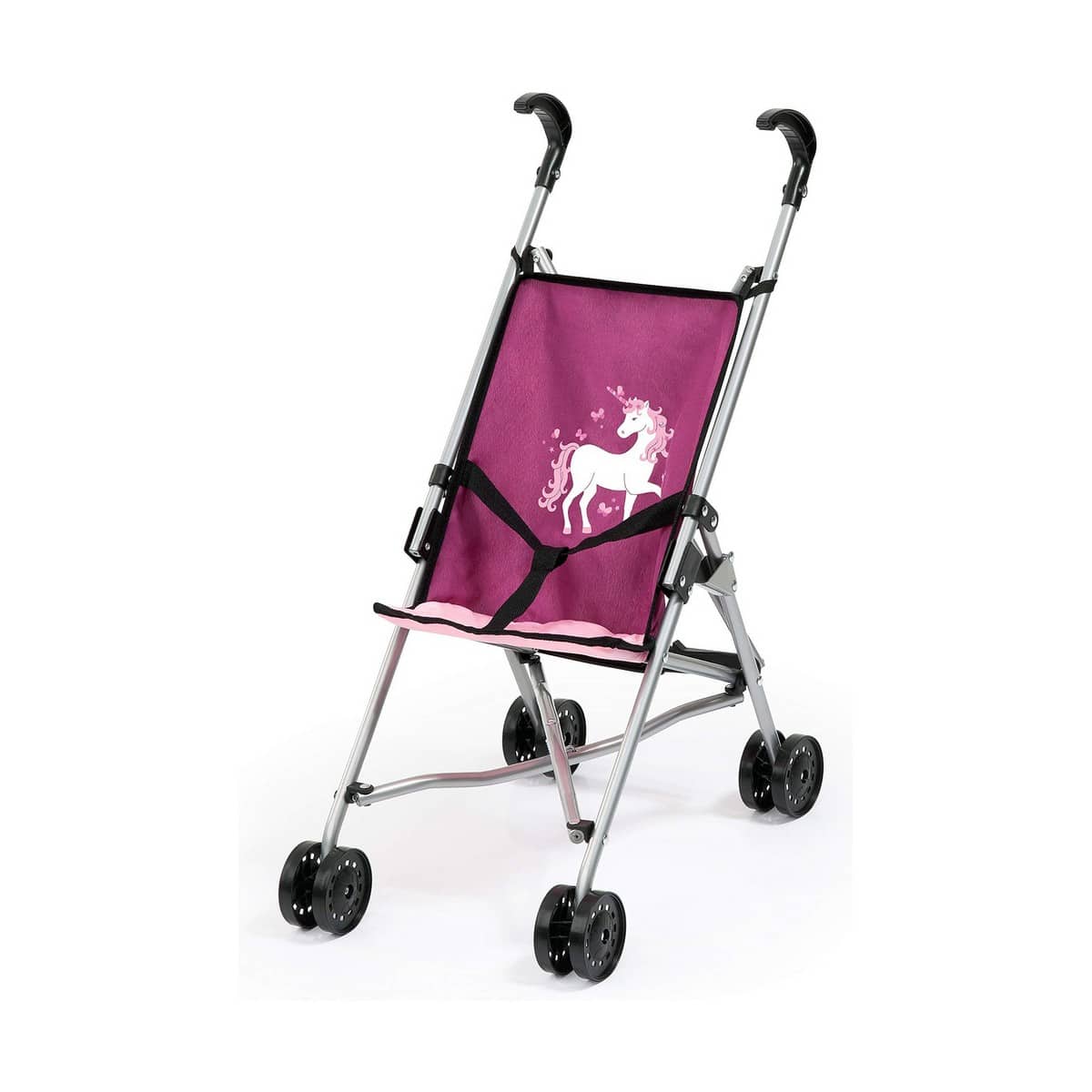 4003336305371_00_WBG4.jpg Carrozzina per Bambole Reig Viola Ombrelli Unicorno - immagine 1