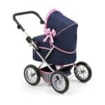 Carrozzina per Bambole Reig 45 cm Blu Marino - immagine 2
