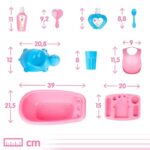 Accessori per Bambole Colorbaby Bambolotto Neonato 20 Pezzi 39 x 9,5 x 21,5 cm 6 Unità - immagine 7