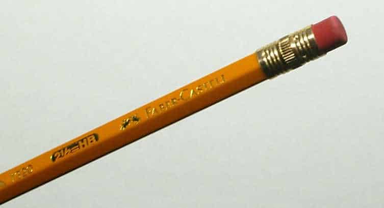zoom_10436-0-5657341d.jpg Matita Bonanza Faber Castell 1320 con gomma - B - conf. 12 pz - immagine 1