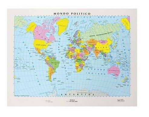 zoom_13349-0-58db6ba5.jpg CARTA GEOGRAFICA DA BANCO CM.42x29,7 - ITALIA POLITICA/FISICA - immagine 1