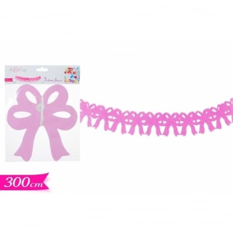zoom_13742-0-59d65871.jpg FESTONE FIOCCO ROSA LUNGHEZZA 3MT - immagine 1