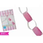 FESTONE AD ANELLI ROSA  LUNGHEZZA 2MT