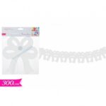 FESTONE FIOCCO BIANCO  LUNGHEZZA 3MT