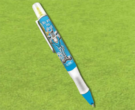 zoom_14733-0-5b6b0883.png PENNA EVIDENZIATORE NAPOLI BIANCOAZZURRO PENNA DA UN LATO EVIDENZIATORE DALL'ALTRO - immagine 1