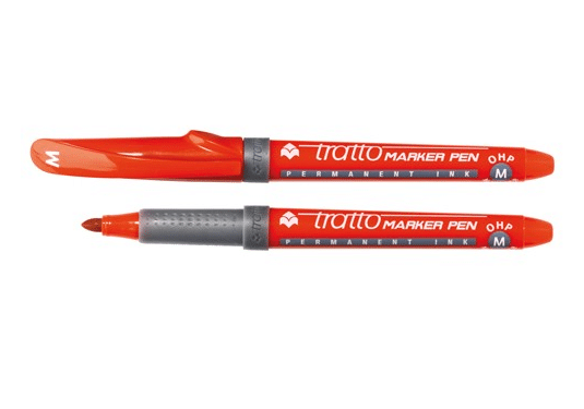 zoom_15404-0-5ebcfe85.png PENNARELLI MARKER TRATTO OHP PEN M MEDIA 1,0 mm ROSSO 8 PEZZI - immagine 1